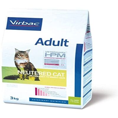 Virbac HPM Chat Adulte Stérilisé - Régime Vétérinaire - 12 KG - Publicité Virbac HPM Chat Adulte Stérilisé - Régime Vétérinaire - 12 KG - Publicité