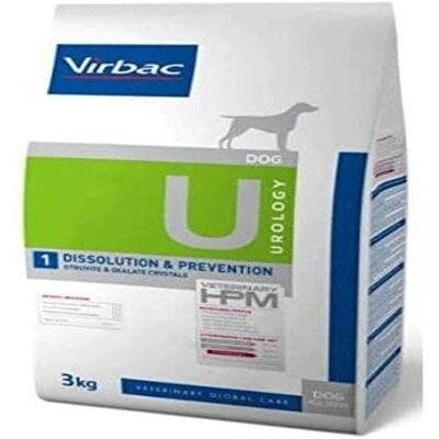 Virbac Comida para Perros Urología - Disolución y Prevención U1 3kg Virbac Comida para Perros Urología - Disolución y Prevención U1 3kg