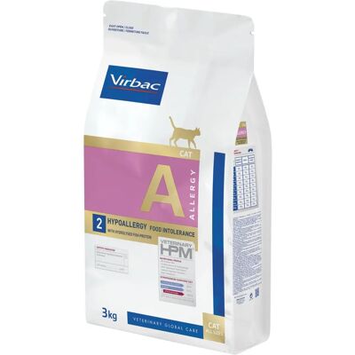 Virbac A2 Veterinary HPM Allergy - Nourriture pour chats - 2x3kg Virbac A2 Veterinary HPM Allergy - Nourriture pour chats - 2x3kg