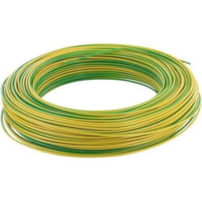 Cofalog Vert/Jaune 1.5mm² Câble Rigide - Câble Électrique - Publicité Cofalog Vert/Jaune 1.5mm² Câble Rigide - Câble Électrique - Publicité