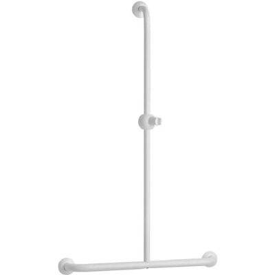 Barra de Soporte Pellet 600x1m - Soporte de Aluminio Blanco para Ducha Barra de Soporte Pellet 600x1m - Soporte de Aluminio Blanco para Ducha