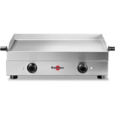 Grill électrique en inox Krampouz PFSV2AA-KR - Double zone - Publicité Grill électrique en inox Krampouz PFSV2AA-KR - Double zone - Publicité