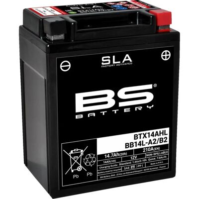 BS Battery - Batterie scellée sans entretien - 135mm - BTX14AHL / BB14L-A2 / B2 - Publicité BS Battery - Batterie scellée sans entretien - 135mm - BTX14AHL / BB14L-A2 / B2 - Publicité