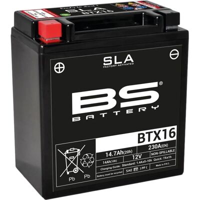 BS Battery Batterie SLA sans entretien - BTX16 - Publicité BS Battery Batterie SLA sans entretien - BTX16 - Publicité