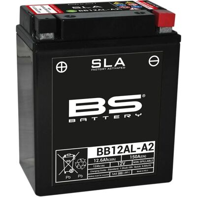 BS BATTERY BB12AL-A2 - Batterie Étanche Sans Entretien - Moto & Scooter - Publicité BS BATTERY BB12AL-A2 - Batterie Étanche Sans Entretien - Moto & Scooter - Publicité