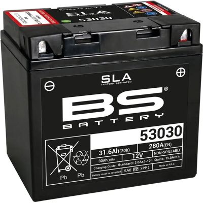 BS Batterij 53030 - Onderhoudsvrij 12V 30Ah BS Batterij 53030 - Onderhoudsvrij 12V 30Ah