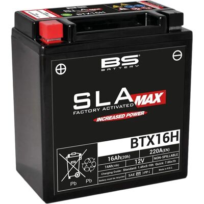 Batterie moto AGM Max - 12V 16Ah - Sans entretien - Publicité Batterie moto AGM Max - 12V 16Ah - Sans entretien - Publicité