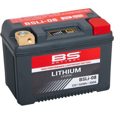 BS Battery BSLI-08 Lithium Batterij - 12V 5Ah Hoge Prestatie BS Battery BSLI-08 Lithium Batterij - 12V 5Ah Hoge Prestatie