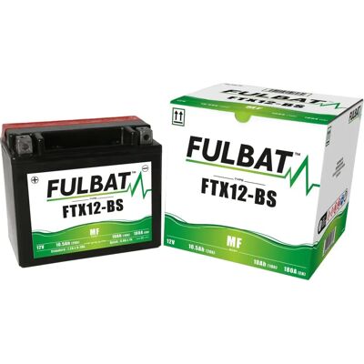 Batería moto Fulbat FTX12-BS - 12V 10.5Ah, libre de mantenimiento Batería moto Fulbat FTX12-BS - 12V 10.5Ah, libre de mantenimiento