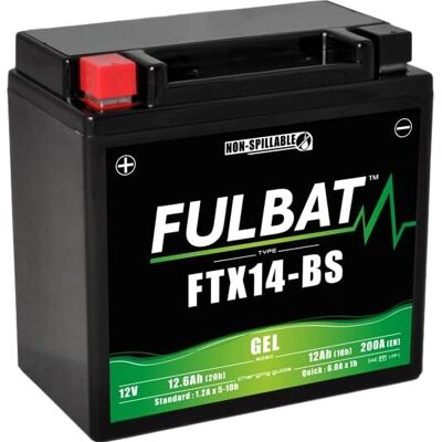 Batería Gel Fulbat FTX14-BS 12V 12Ah - Lista para usar Batería Gel Fulbat FTX14-BS 12V 12Ah - Lista para usar