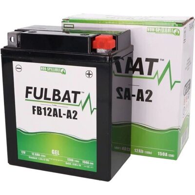 Batería de motocicleta Gel Fulbat YB12AL-A2 - 12V 12Ah Batería de motocicleta Gel Fulbat YB12AL-A2 - 12V 12Ah