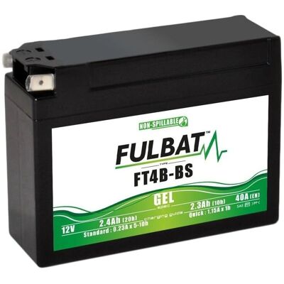 Fulbat YT4B-BS Gel Batterie - 12V 2,3Ah - Batterie Fulbat YT4B-BS Gel Batterie - 12V 2,3Ah - Batterie