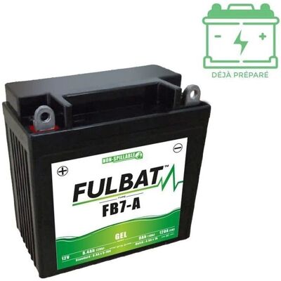 Batterie Gel Noire Fulbat FB7-A Unisexe - Batterie - Publicité Batterie Gel Noire Fulbat FB7-A Unisexe - Batterie - Publicité