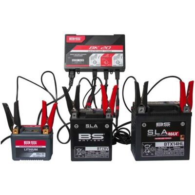 BS Battery BK20 Smart Battery Charger - 6V/12V 3x2A BS Battery BK20 Smart Battery Charger - 6V/12V 3x2A