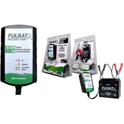 Caricabatterie Fulbat Fulload FL1000 - 6V & 12V, 4 modalità Caricabatterie Fulbat Fulload FL1000 - 6V & 12V, 4 modalità