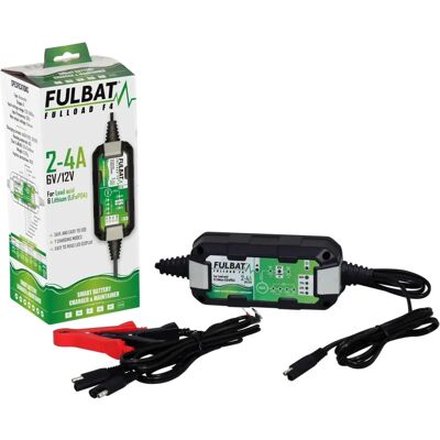 Fulload F4 Batterieladegerät - 6V/12V - Blei/Lithium Fulload F4 Batterieladegerät - 6V/12V - Blei/Lithium