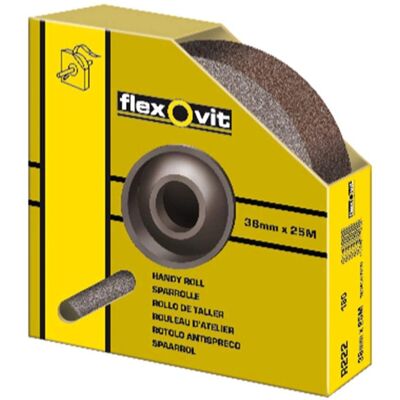 Flexovit Flexible Schleifrolle - P120 für Holz & Metall Flexovit Flexible Schleifrolle - P120 für Holz & Metall