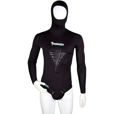 Chaqueta de apnea Imersion Challenger - 3mm Neopreno - Negro - 2XL Chaqueta de apnea Imersion Challenger - 3mm Neopreno - Negro - 2XL
