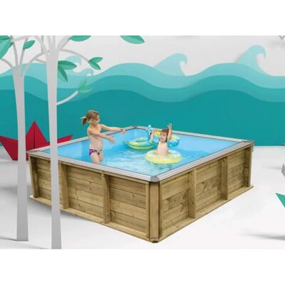 Procopi Piscine en Bois Pistoche - Bois Naturel, 2x2m, 40-60cm - Piscine - Publicité Procopi Piscine en Bois Pistoche - Bois Naturel, 2x2m, 40-60cm - Piscine - Publicité
