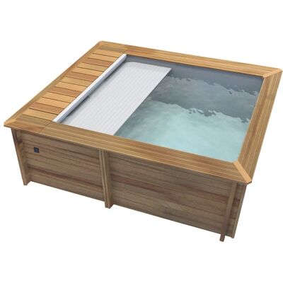 Piscine urbaine en bois Procopi - 4,20x3,50x1,33m - Publicité Piscine urbaine en bois Procopi - 4,20x3,50x1,33m - Publicité