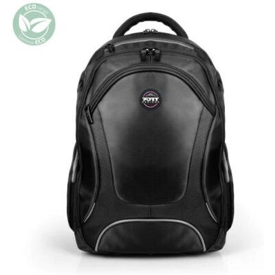 Port Designs Courchevel Plecak - 17,3" Laptop, Czarny, Nylon, Unisex - Plecak Port Designs Courchevel Plecak - 17,3" Laptop, Czarny, Nylon, Unisex - Plecak