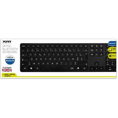 Port Designs 900903-UK Keyboard Office Bluetooth UK English Black - Keyboard and Mouse Pack Port Designs 900903-UK Keyboard Office Bluetooth UK English Black - Keyboard and Mouse Pack