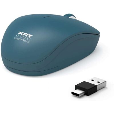 Port Designs 900545 Mouse - Ambidestro Wireless Ottico 1600 DPI Port Designs 900545 Mouse - Ambidestro Wireless Ottico 1600 DPI