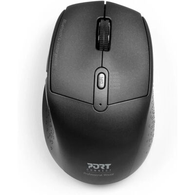 Souris Port Designs 900715 - Sans fil, Bluetooth, 2400 DPI - Bureau Droitier Souris Port Designs 900715 - Sans fil, Bluetooth, 2400 DPI - Bureau Droitier