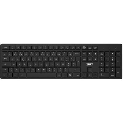 Port Designs 900904-FR Kabelloses Tastatur-Maus-Set - Französisch AZERTY Port Designs 900904-FR Kabelloses Tastatur-Maus-Set - Französisch AZERTY