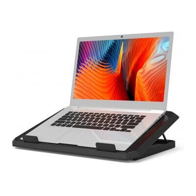 PortDesigns 901099 Laptop-Kühlpad - Ergonomisch 17 Zoll - Schwarz PortDesigns 901099 Laptop-Kühlpad - Ergonomisch 17 Zoll - Schwarz