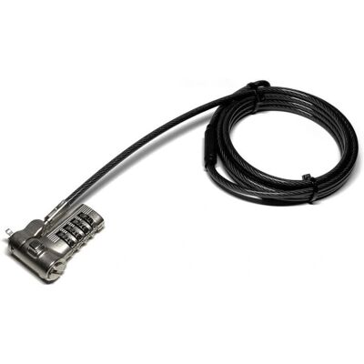 Port Designs 901235 Kabelschloss - Universelles Sicherheitsschloss für Laptop, 2m Port Designs 901235 Kabelschloss - Universelles Sicherheitsschloss für Laptop, 2m