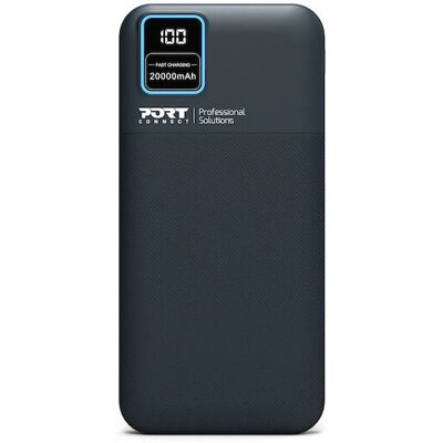 Port Designs 907002 Powerbank Lithium Polymer 20000 mAh Schwarz - Power Bank Port Designs 907002 Powerbank Lithium Polymer 20000 mAh Schwarz - Power Bank