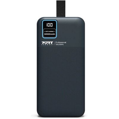 Port Designs - 907003 - 30000 mAh - Svart - Power Bank Port Designs - 907003 - 30000 mAh - Svart - Power Bank