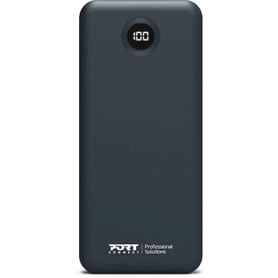 Port Designs 907006 Powerbank - Litium Polymer 10000mAh Svart Port Designs 907006 Powerbank - Litium Polymer 10000mAh Svart