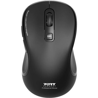 Port Designs Maus - Ambidextrous, 2400 DPI, Kabellos & Bluetooth Port Designs Maus - Ambidextrous, 2400 DPI, Kabellos & Bluetooth