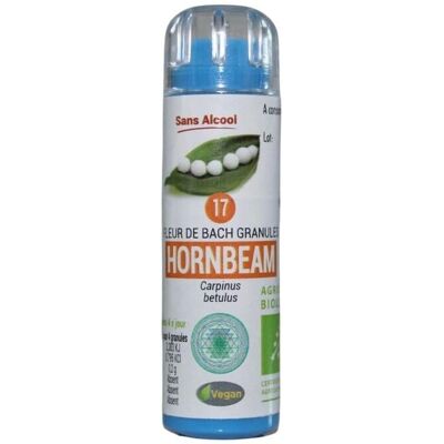 Remède homéopathique original Bach Hornbeam - 120 granules - Publicité Remède homéopathique original Bach Hornbeam - 120 granules - Publicité