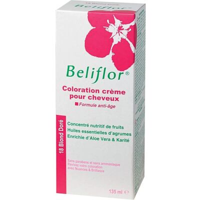 Crema de Coloración Rubio Dorado Beliflor - Nutritiva y Duradera Crema de Coloración Rubio Dorado Beliflor - Nutritiva y Duradera