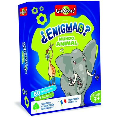Bioviva Enigmas : Jeu de cartes sur le monde animal - Éducatif - Publicité Bioviva Enigmas : Jeu de cartes sur le monde animal - Éducatif - Publicité