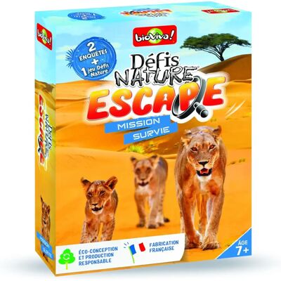 Bioviva - Jeu de cartes défis nature - Mission de survie - Publicité Bioviva - Jeu de cartes défis nature - Mission de survie - Publicité