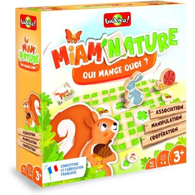Bioviva Miam'nature - Gra Edukacyjna dla Dzieci 3+ Bioviva Miam'nature - Gra Edukacyjna dla Dzieci 3+