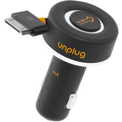 iLike CCU1000IPH Kompakter Auto-Ladegerät mit Rückspul-Kabel - Mobilgerät-Ladegerät iLike CCU1000IPH Kompakter Auto-Ladegerät mit Rückspul-Kabel - Mobilgerät-Ladegerät
