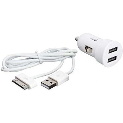 Bigben Interactive BC269137 Car Charger - Cigar Lighter, Universal, White Bigben Interactive BC269137 Car Charger - Cigar Lighter, Universal, White