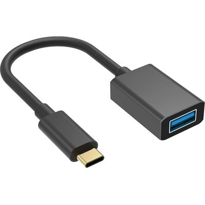 Bigben Connected USB C 3.0 to USB A 3.0 Adapter - 15cm Bigben Connected USB C 3.0 to USB A 3.0 Adapter - 15cm