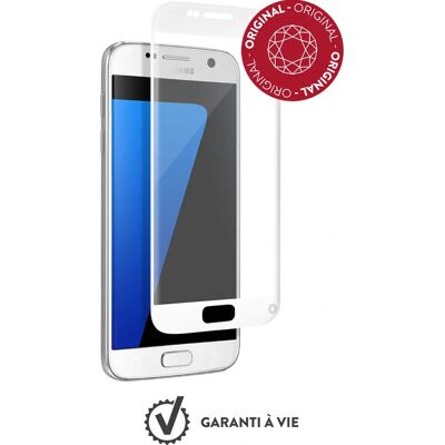 Film de Protection en Verre Blanc pour Galaxy S7 - Protecteur d'écran Film de Protection en Verre Blanc pour Galaxy S7 - Protecteur d'écran