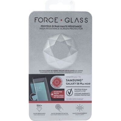 Pantalla de Cristal Templado Force Glass Galaxy S8 Plus - Negro Pantalla de Cristal Templado Force Glass Galaxy S8 Plus - Negro