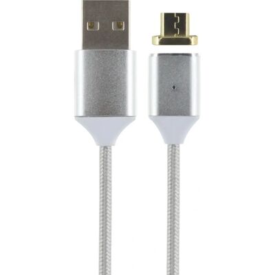 Bigben Connected Magnetic USB/micro USB Cable - Grey Bigben Connected Magnetic USB/micro USB Cable - Grey
