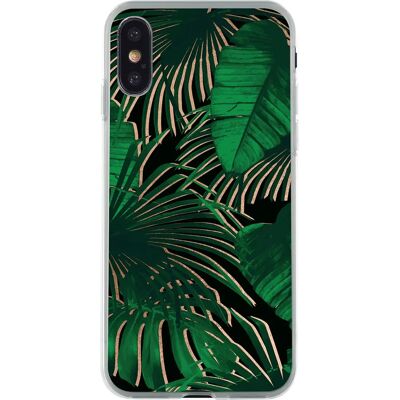 Coque semi-rigide Bigben Connected Jungle pour iPhone X/XS - Publicité Coque semi-rigide Bigben Connected Jungle pour iPhone X/XS - Publicité