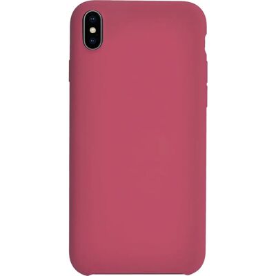Custodia in silicone rosso soft touch per iPhone XS Max - Cover per cellulare Custodia in silicone rosso soft touch per iPhone XS Max - Cover per cellulare