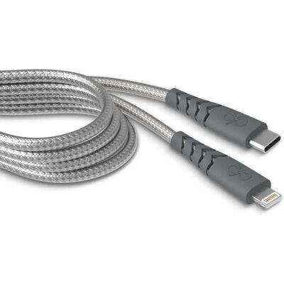 Bigben Connected FPCBLMFIC2MG Lightning Kabel - 2m Grau Bigben Connected FPCBLMFIC2MG Lightning Kabel - 2m Grau
