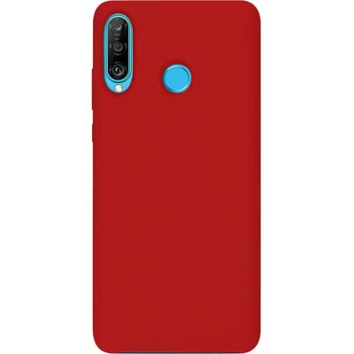 Bigben Connected P30 Lite Red Phone Case - Soft Touch Silicone Bigben Connected P30 Lite Red Phone Case - Soft Touch Silicone